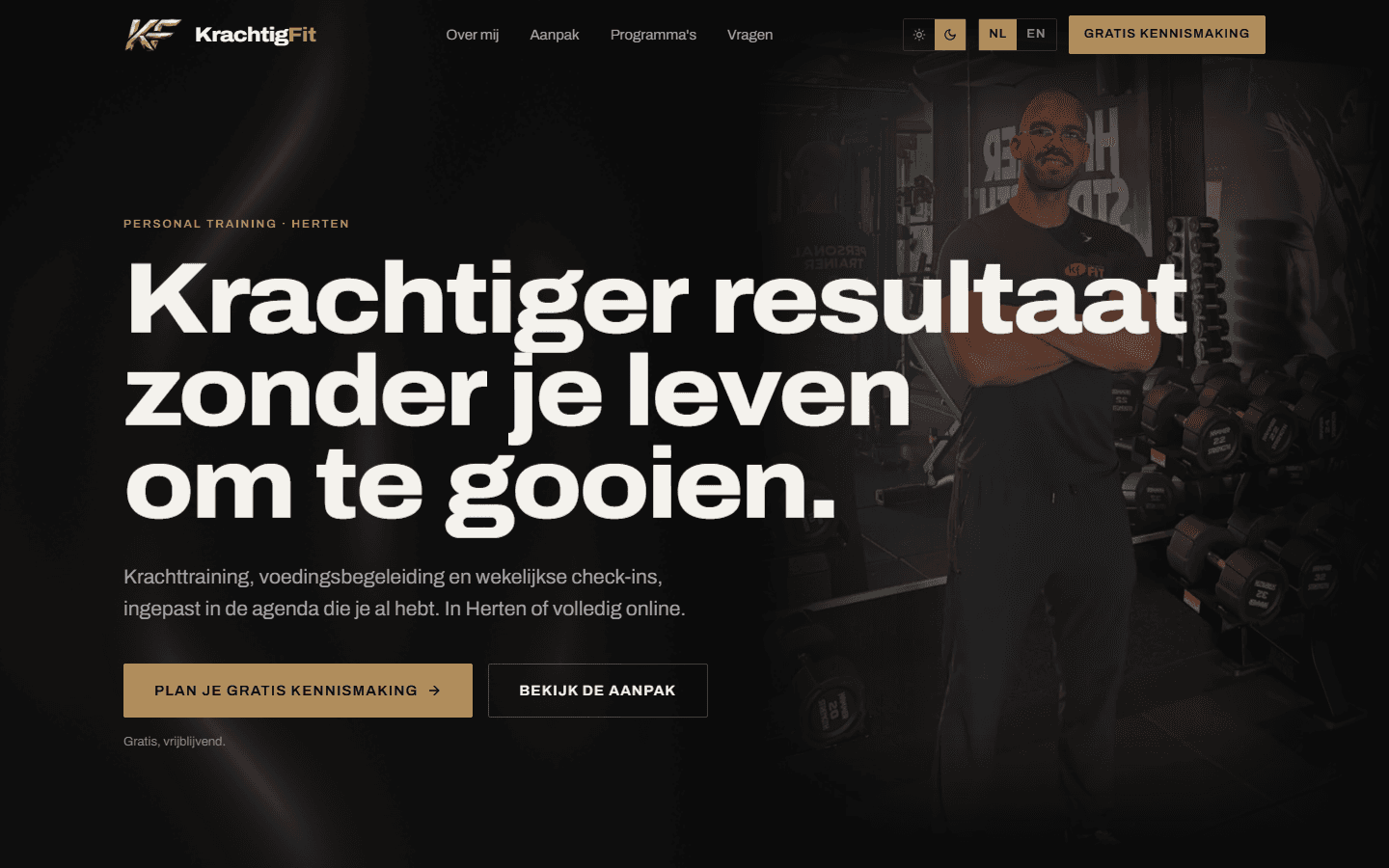 KrachtigFit — Home